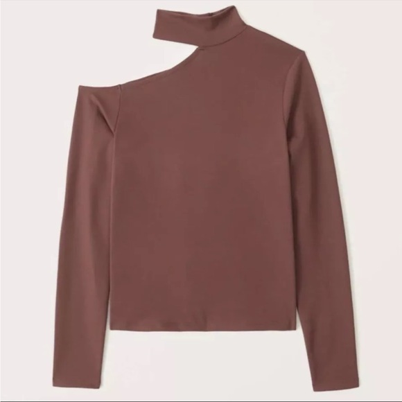Abercrombie & Fitch Tops - EUC Abercrombie & Fitch Long-Sleeve Seamless Fabric Asymmetrical Cutout Top -S